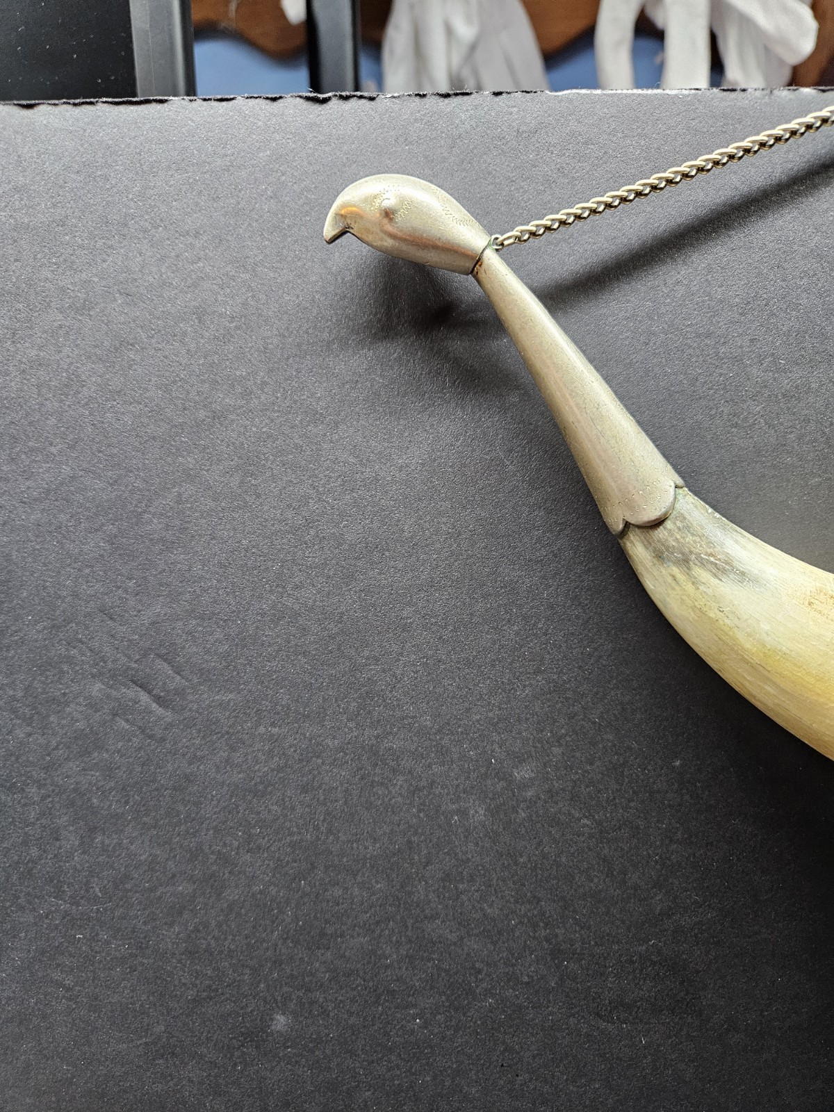 Vintage Pre 1800’s Georgia (Soviet Region) Silver Drinking Horn
