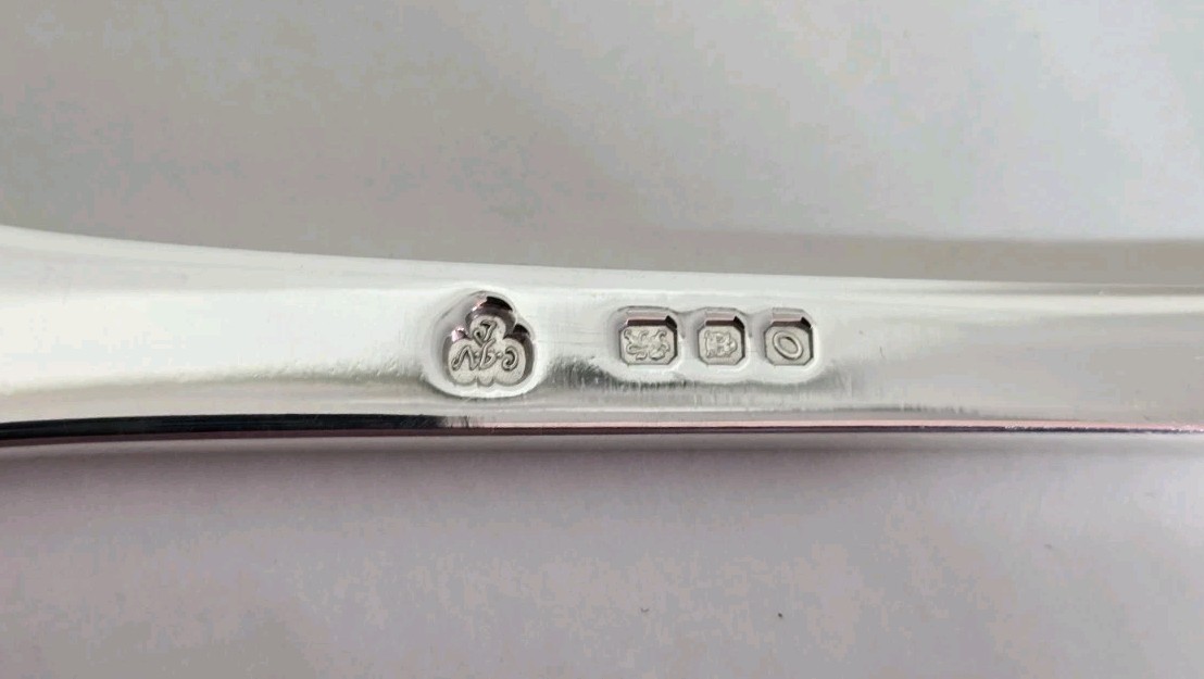 Vintage sterling silver Presentation Fork. London 1969. By C J Vander Ltd