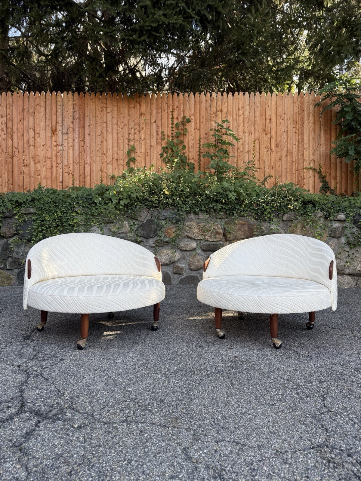 Pair of Adrian Pearsall for Craft Associates “Havana” Lounge Chairs (c. 1960s)