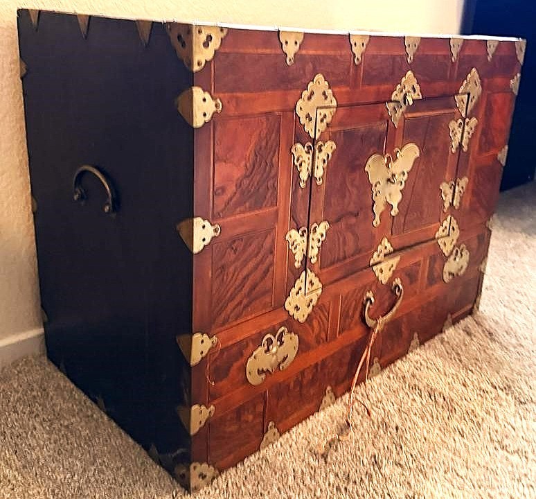 Antique Rare Korean Bandaji Chest Late 19th-Early 20th Vintage/Rare