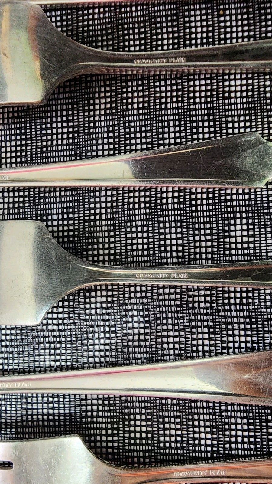 👌LOT OF 10 ART DECO c1929 DEAUVILLE SILVERPLATED “6 1/8” SALAD 🥗🍅😋 FORKS