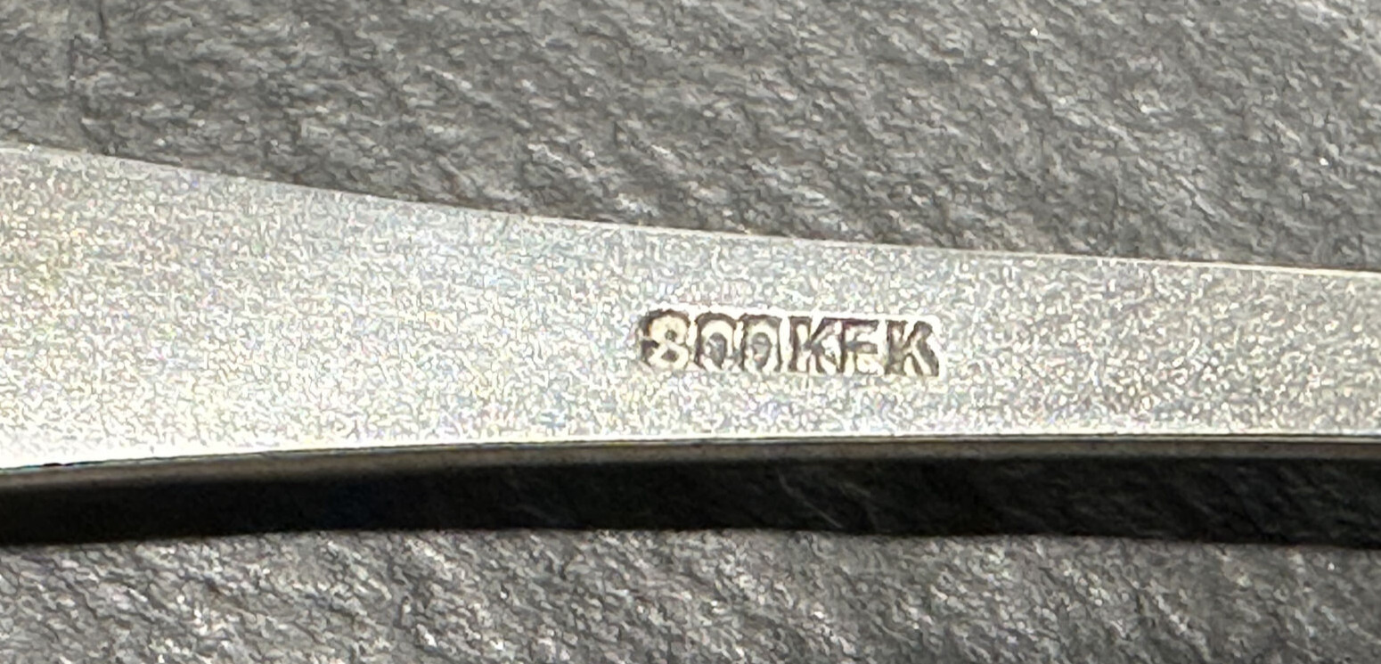 VINTAGE GERMAN HEIDELBERG SCHLOSS 800 SILVER SOUVENIR SPOON E676