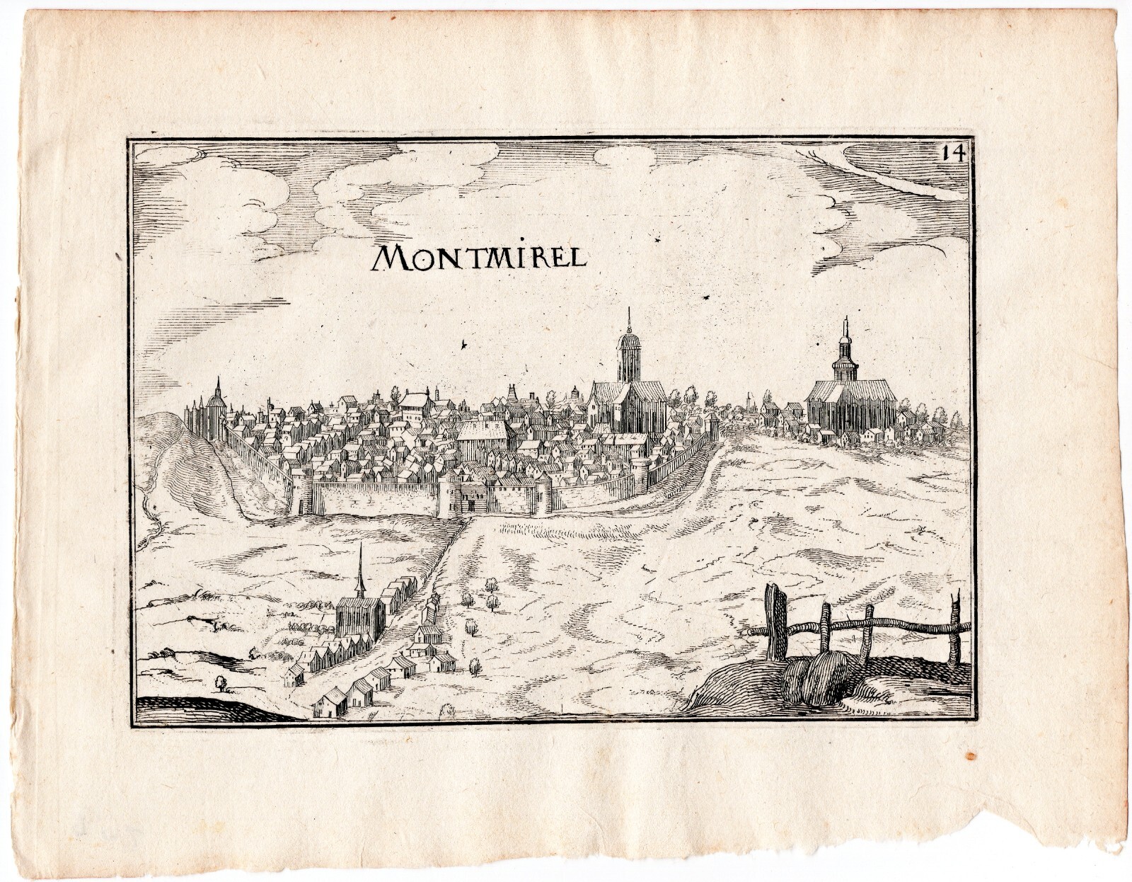 1634 Nicolas Tassin Print, Montmirail, Marne, Champagne-Ardenne, France