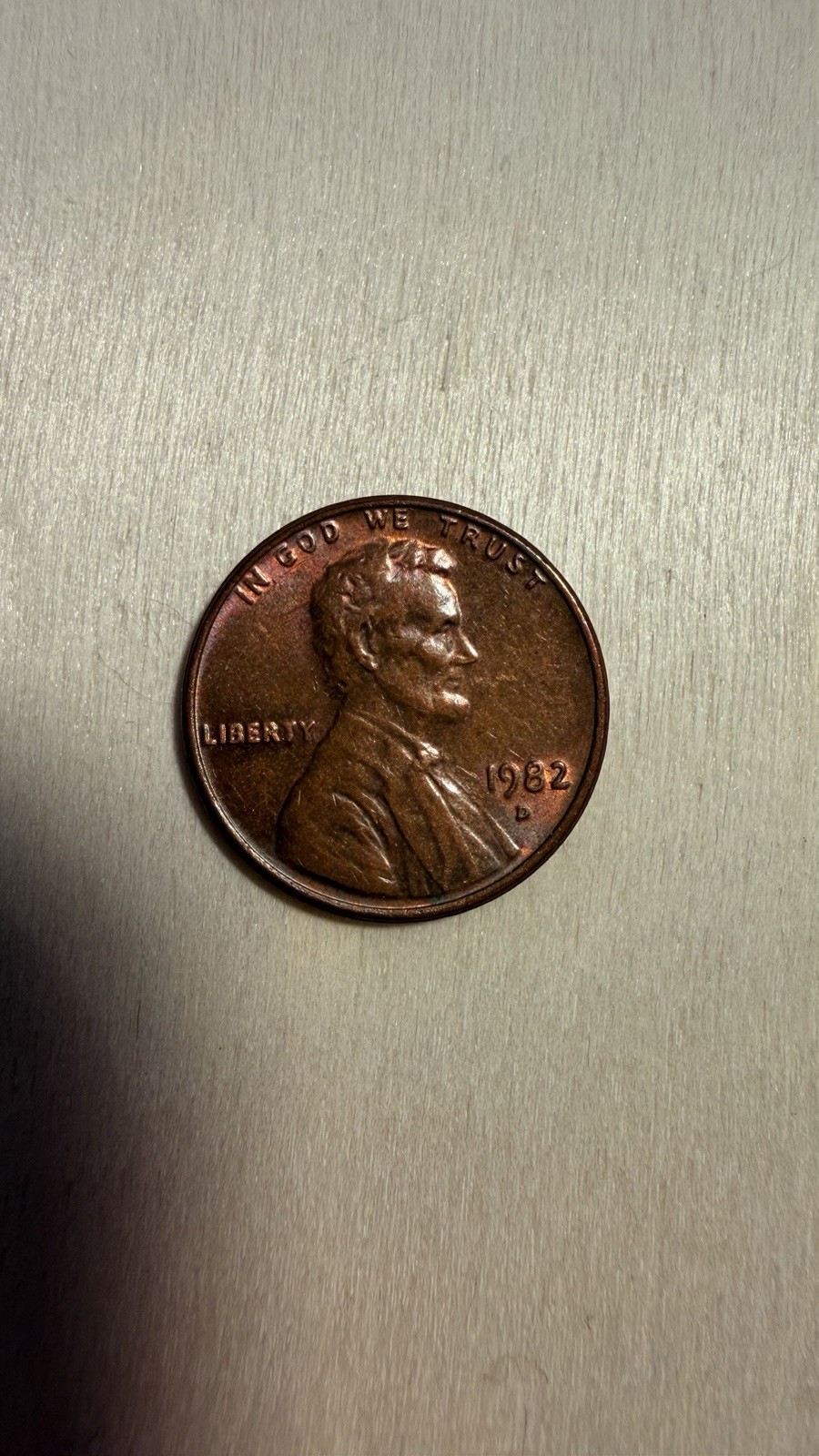 1982 D Lincoln Memorial Cent – Small Date 0.11oz (~3.1g)