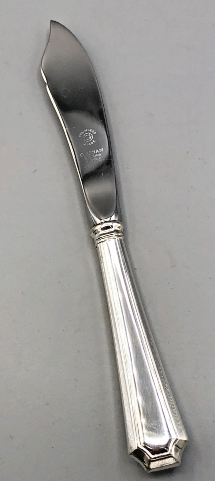 Fairfax by Gorham Sterling Silver Master Butter Serving Knife 6.75″