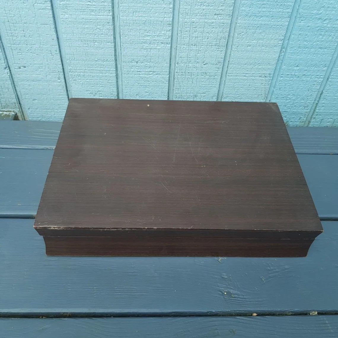 Wm Rogers Mfg Co Extra Plate Flatware Set of 47 Pieces in Original Wooden Box