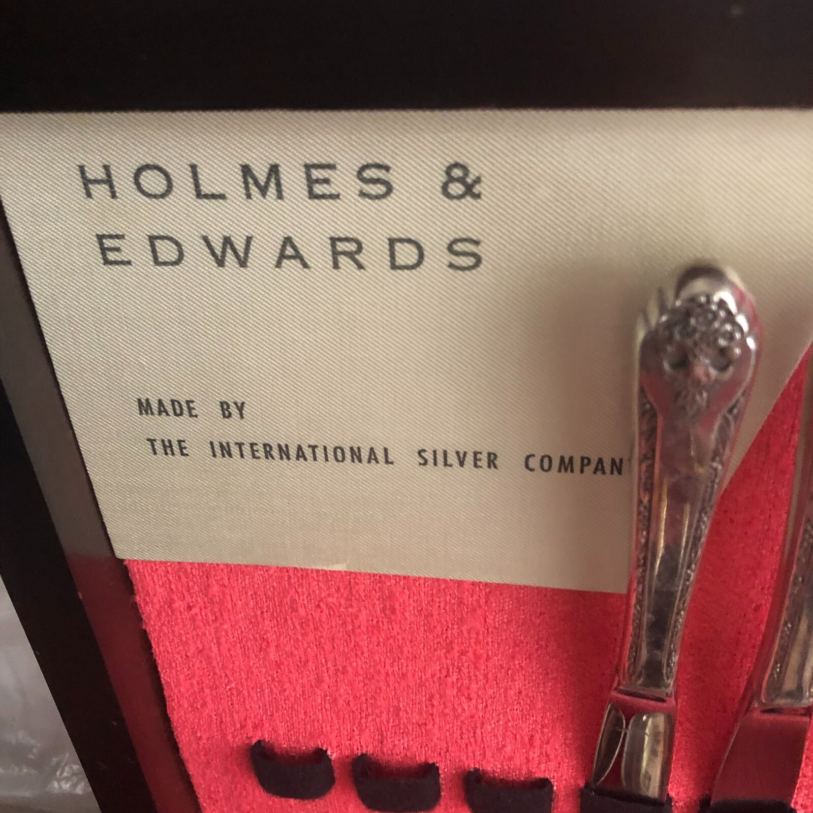 Holmes & Edwards Inlaid Silverplate by International Silver 48 Pieces in Chest