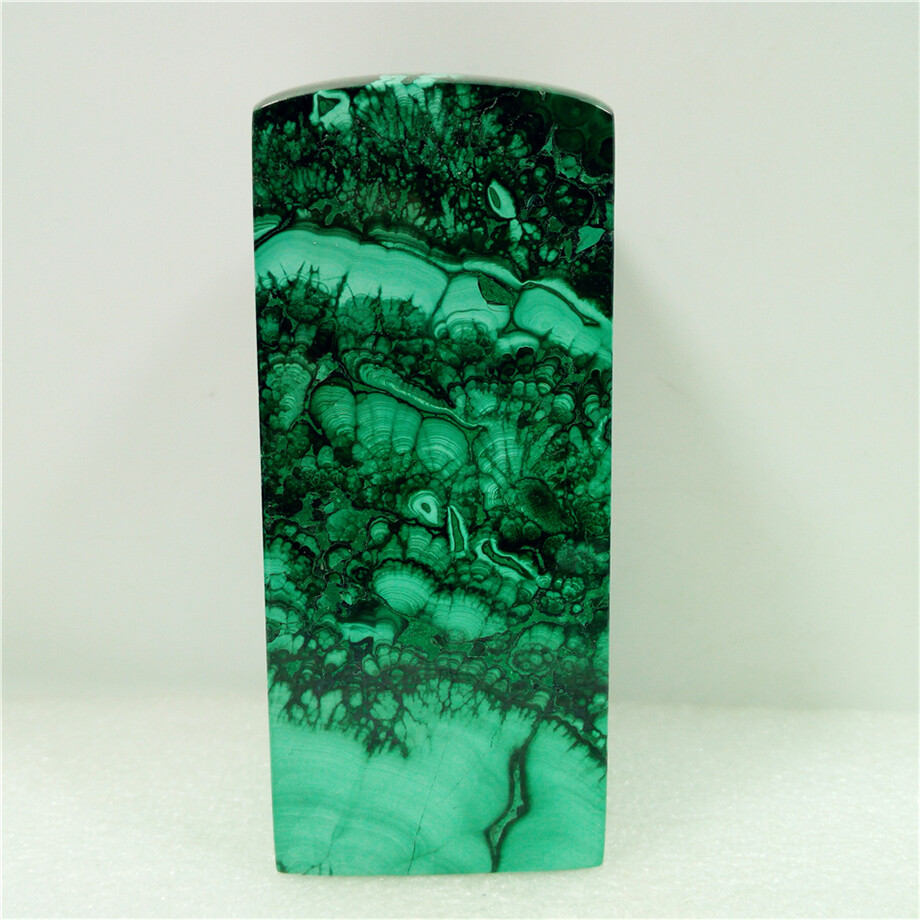 3.6″1lb Marvelous Natural Malachite Seal Specimen Display Congo Y1220