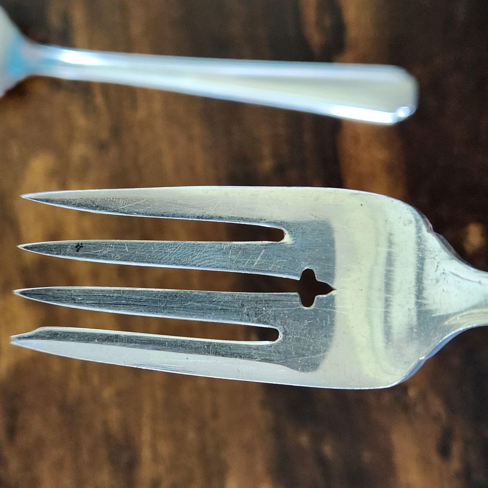 Oneida ELAINE Salad Fork Set 4 Flatware Silverware Silver Plate Cutlery Vintage
