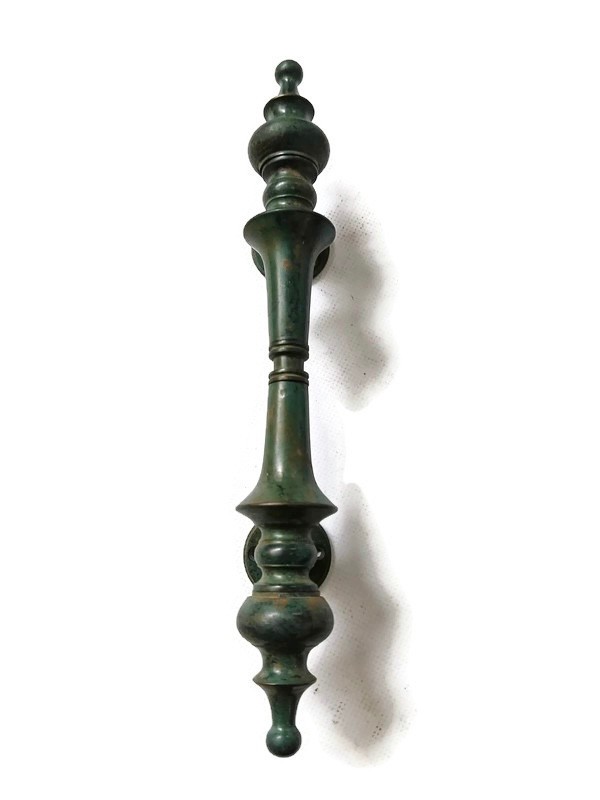 Large SPUN Brass Door Pull Handle – 30cm (12″) Vintage Style Solid Brass GRAB