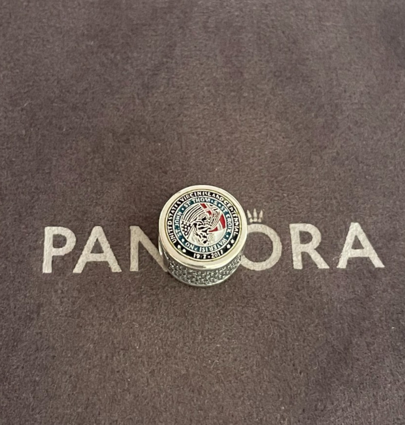 US. Virgin Islands Charm St. Thomas St. John, Or St. Croix Charm by Pandora Used