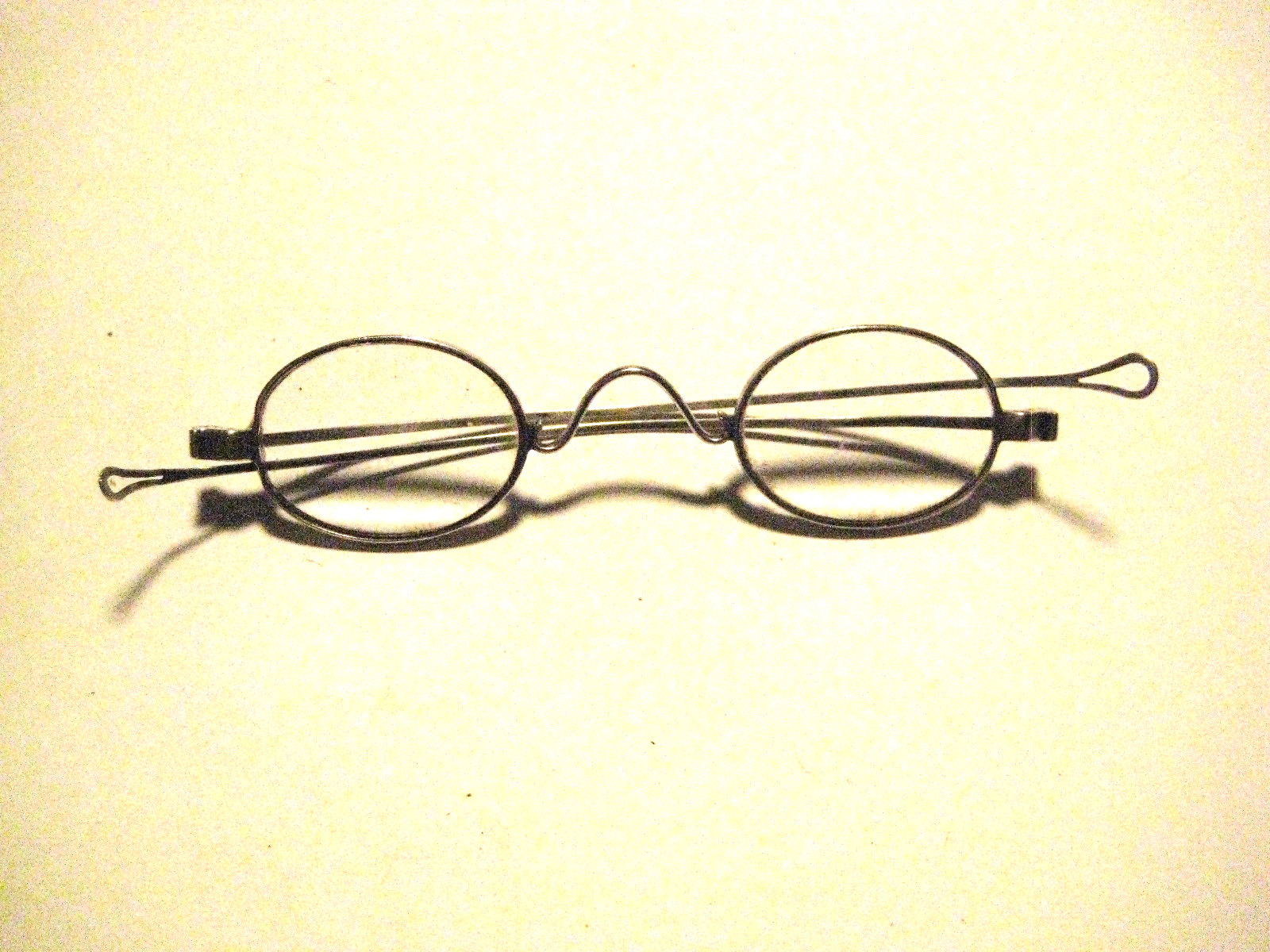 Antique 1840s Eyeglasses Early American Pure Coin Silver Size 12 Good Used Cond.