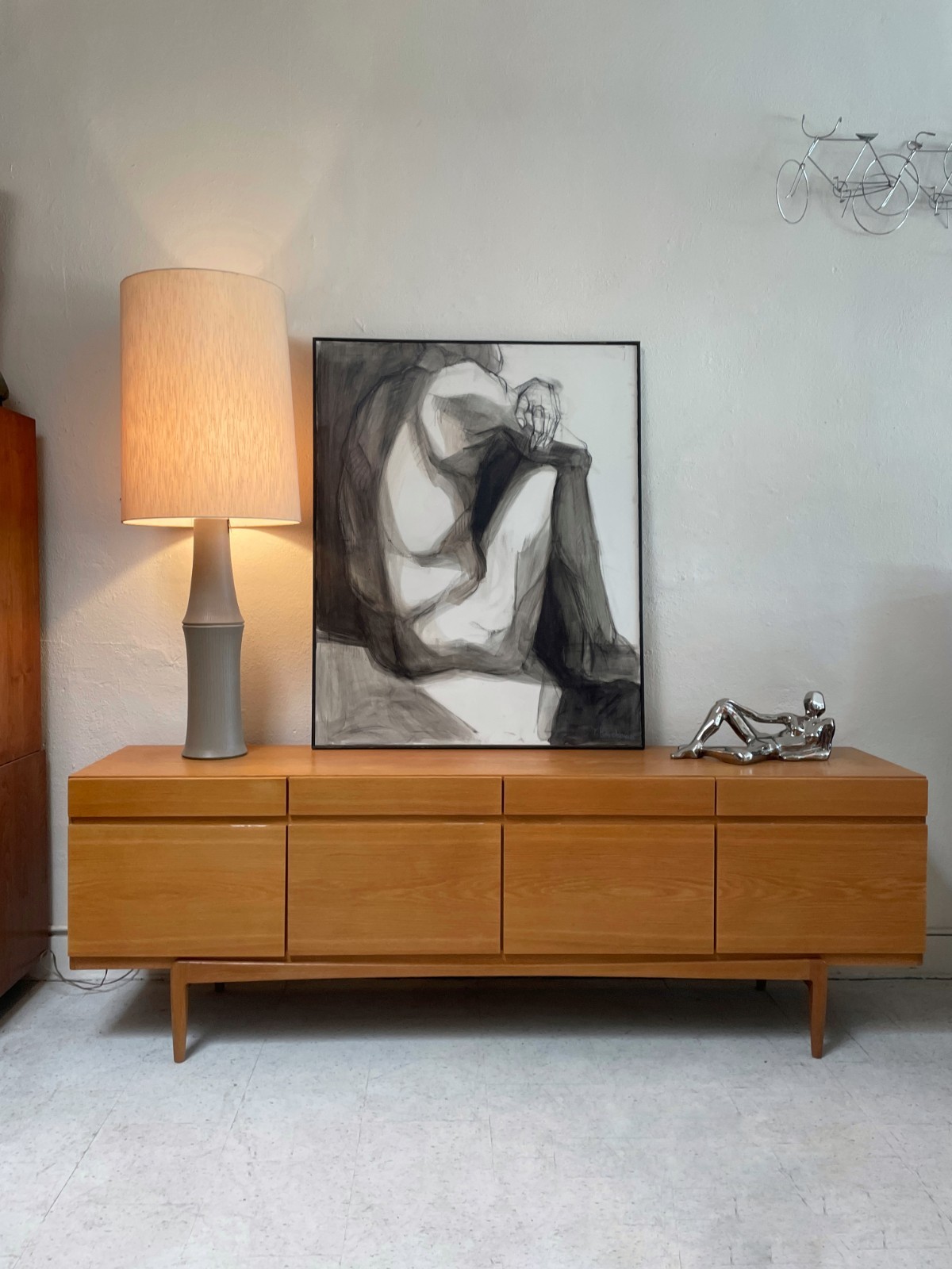 Sideboard Model FA66 in Oak by Ib Kofod-Larsen for Faarup Møbelfabrik