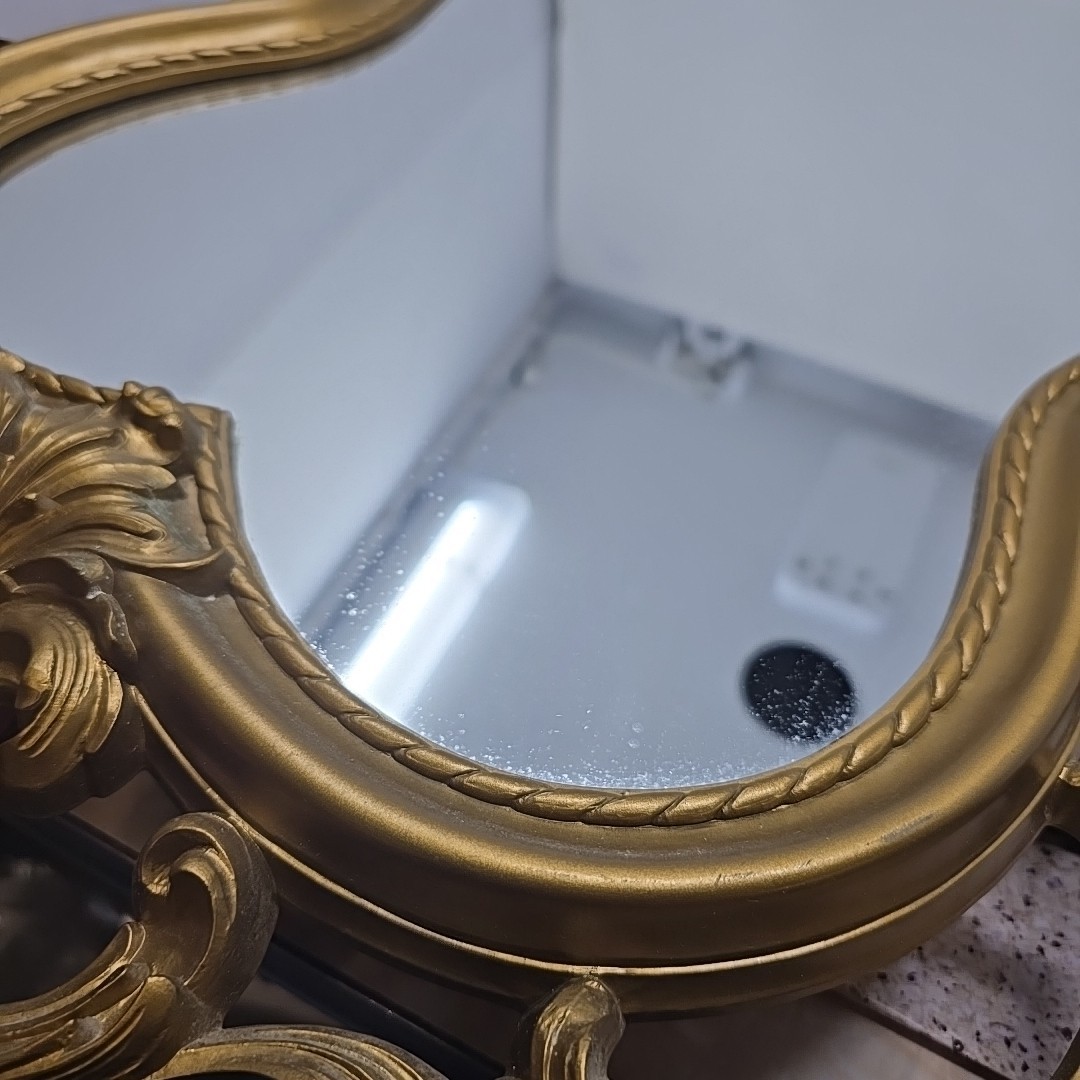 Vintage DART / Syroco Wall Mirror Stunning Gold Hollywood Regency Baroque 19×31