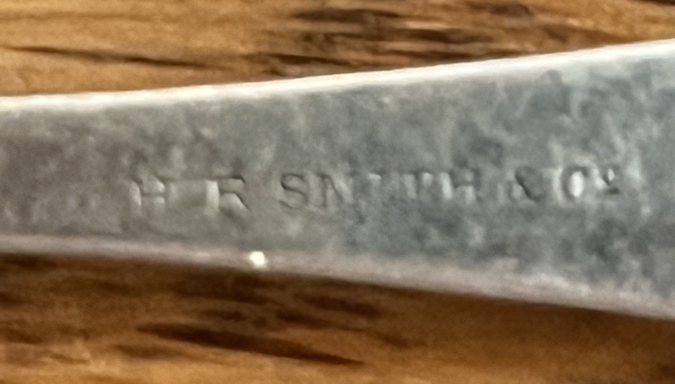 American Coin Silver Engraved Demitasse Spoon P L Krider Philadelphia 1850-1855