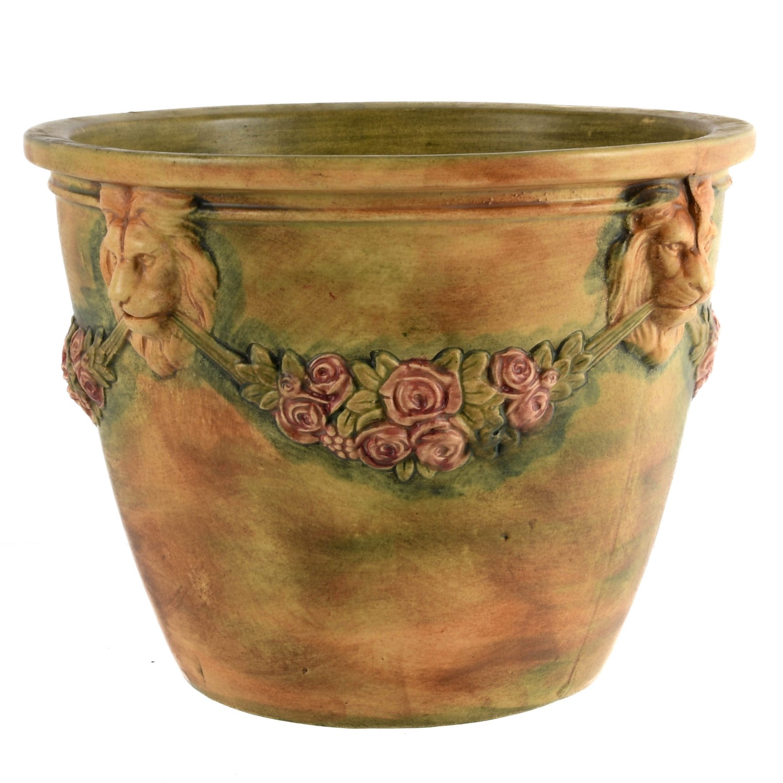 Weller Woodcraft Lions and Swags Jardinière