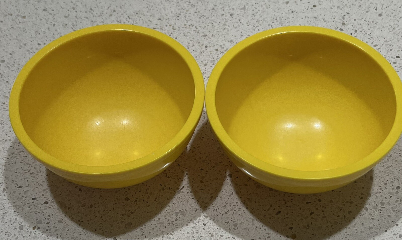 Bowls DANSK DESIGNS MELAMINE Sunshine 2 Yellow made in DENMARK Pre-own