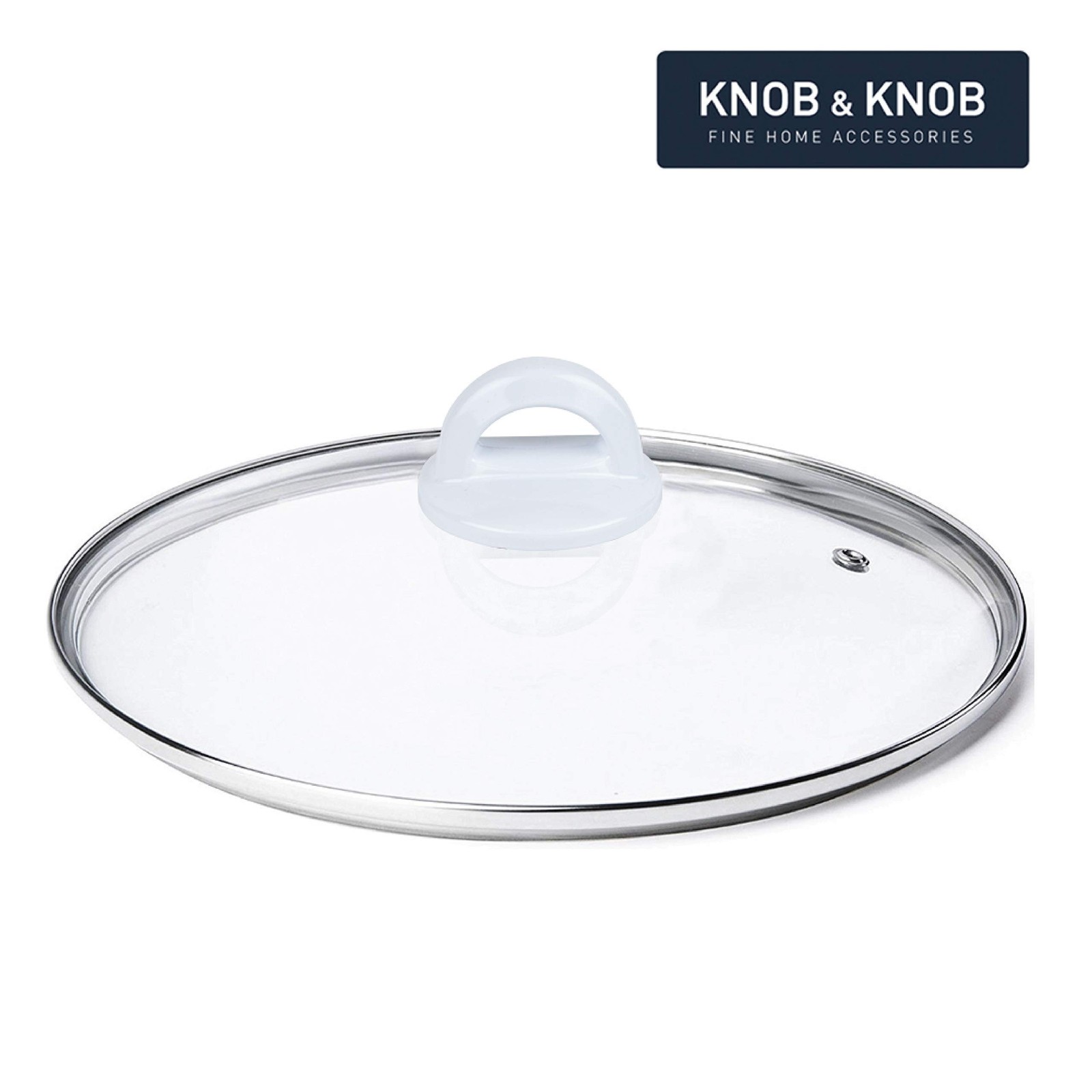 Universal Pot Lid White Knob Compatible with Crockpot Lids, Pan