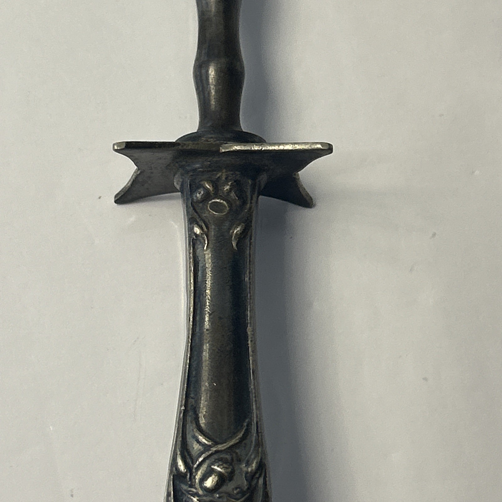 Antique Silver Plated? Hexagon Knife Sharpener – Monogramed