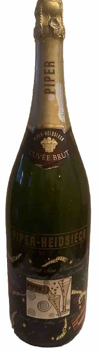 PIPPER-HEIDSIECK DISPLAY CHAMPAGNE BOTTLE 19.5” S.F . Inter’l Film Festival 1993