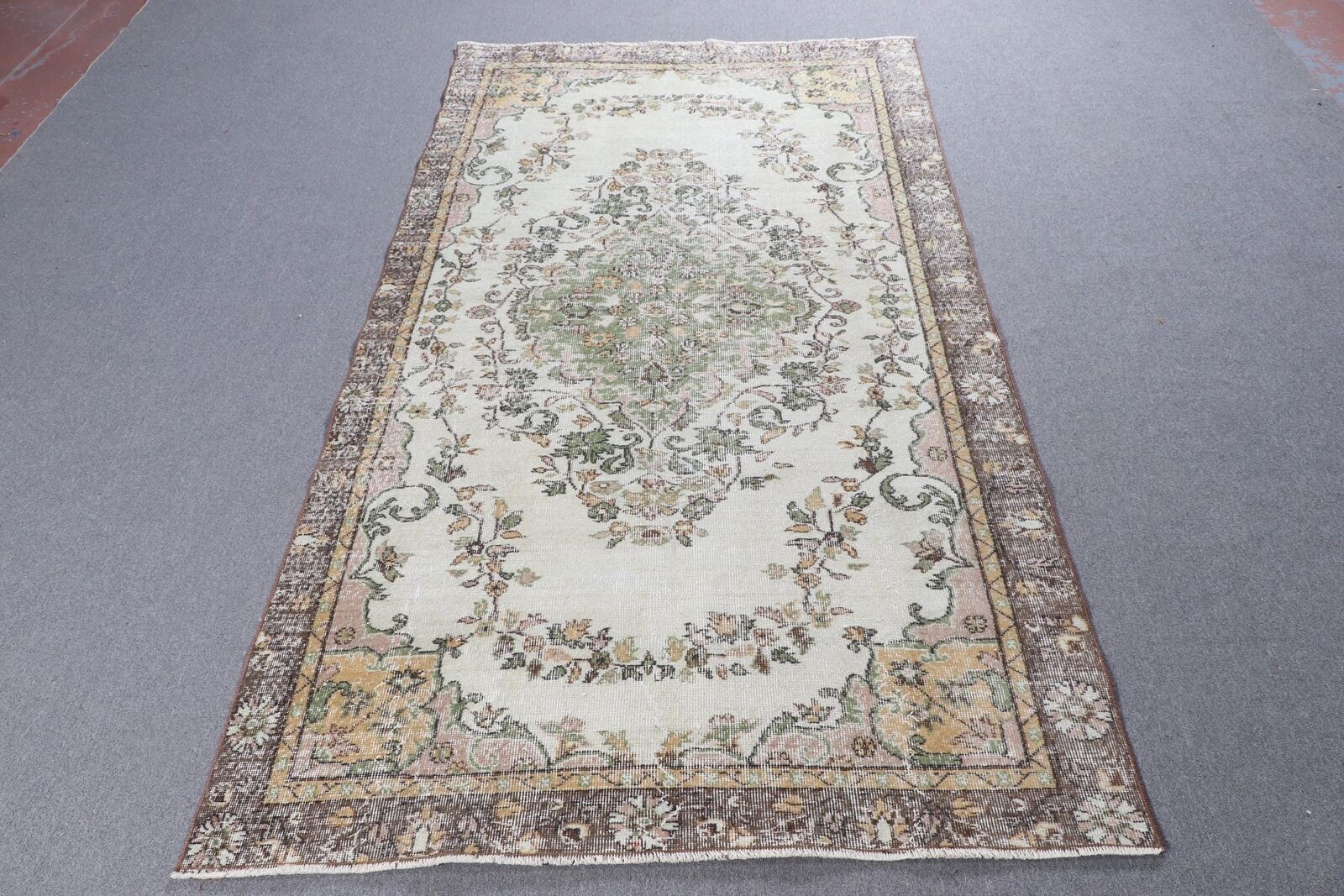 Vintage Rug, Colorful Rugs, Turkish Rug, Rugs For Large, 9.1×5 ft Large Rug