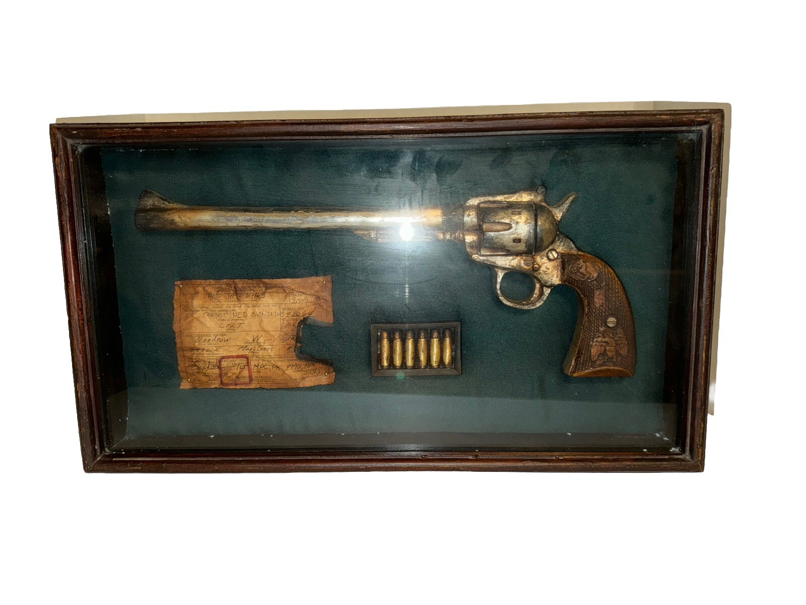 Rare Decorative Reproduction: Woodrow Wilson 1867 Pistol Automatic Colt