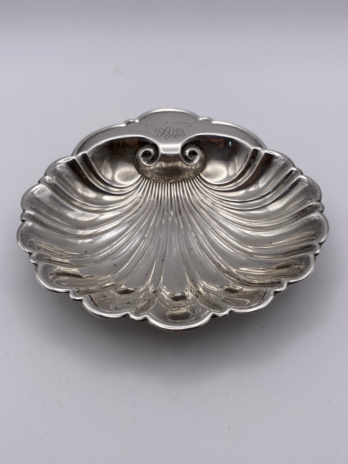 Classic Gorham Sterling Silver Shell Tray