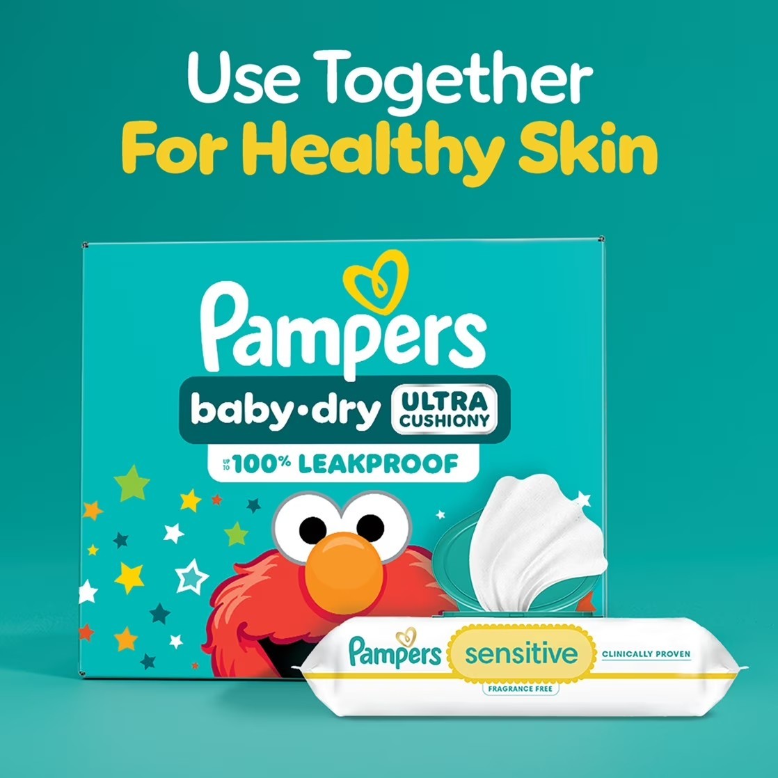 Pampers Baby Dry Baby Diapers Size 6, 108 Count