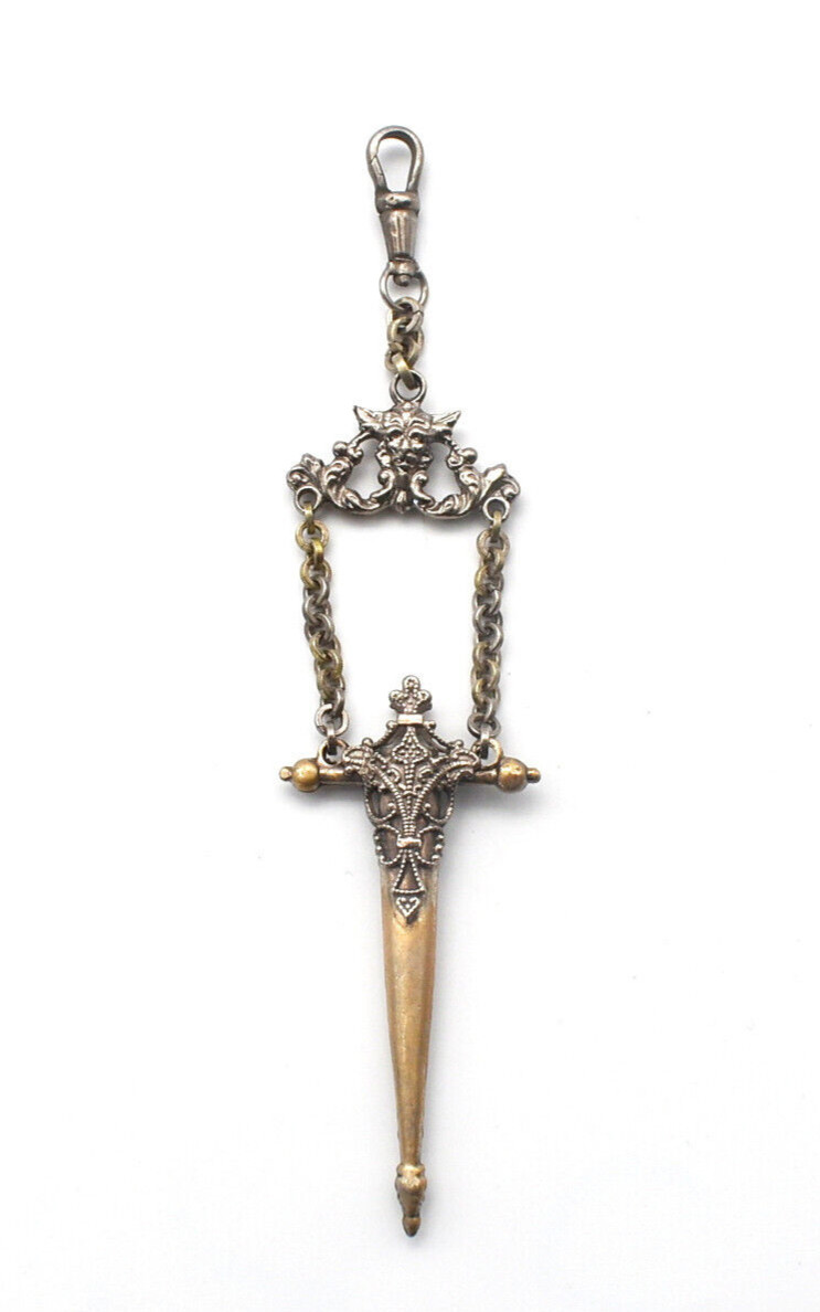 Chatelaine Scissors Holder Fine 19th Century