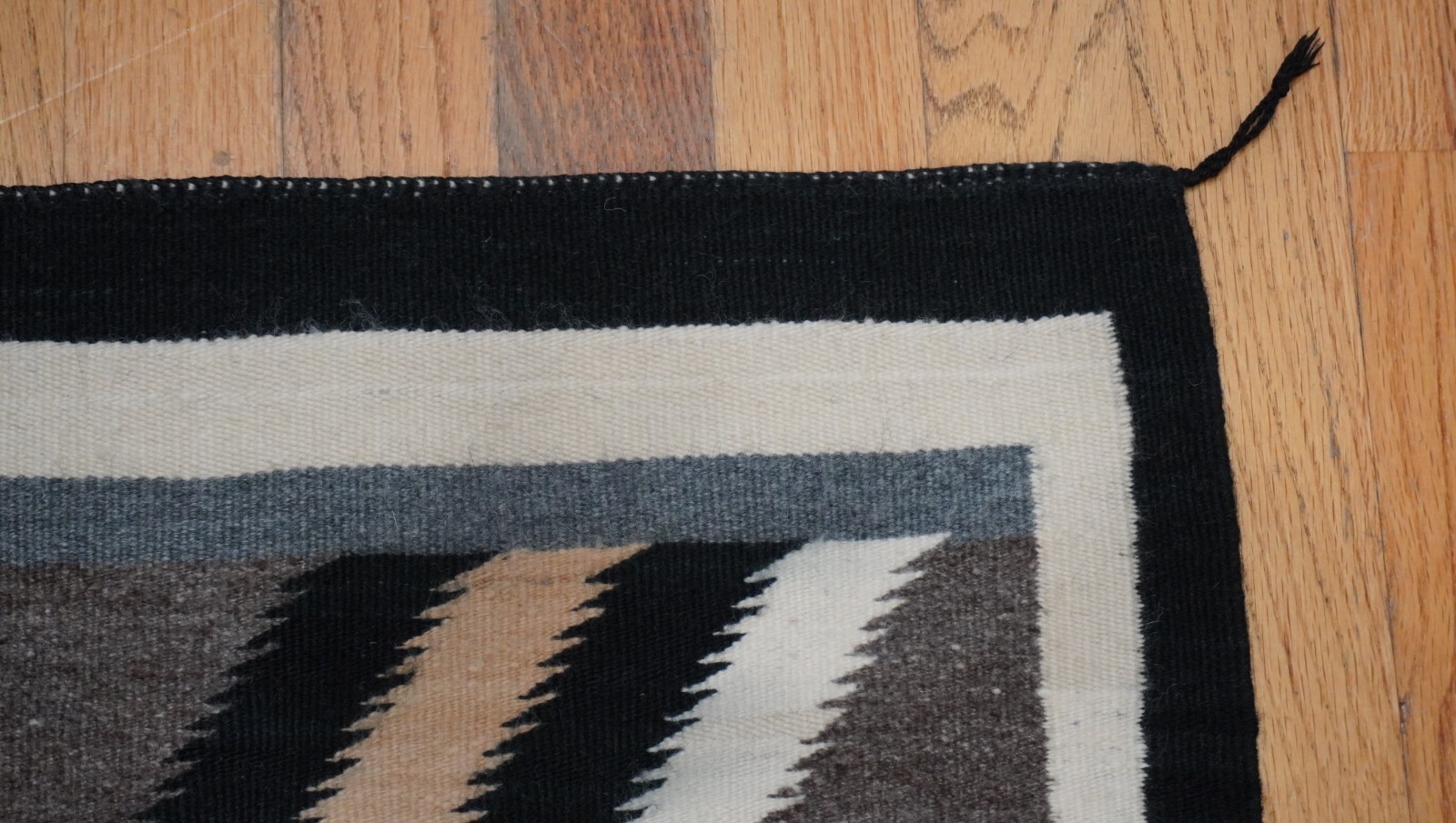 Antique American Navajo X Design Handmade South West Wool Rug 2’1″ x 2’3″