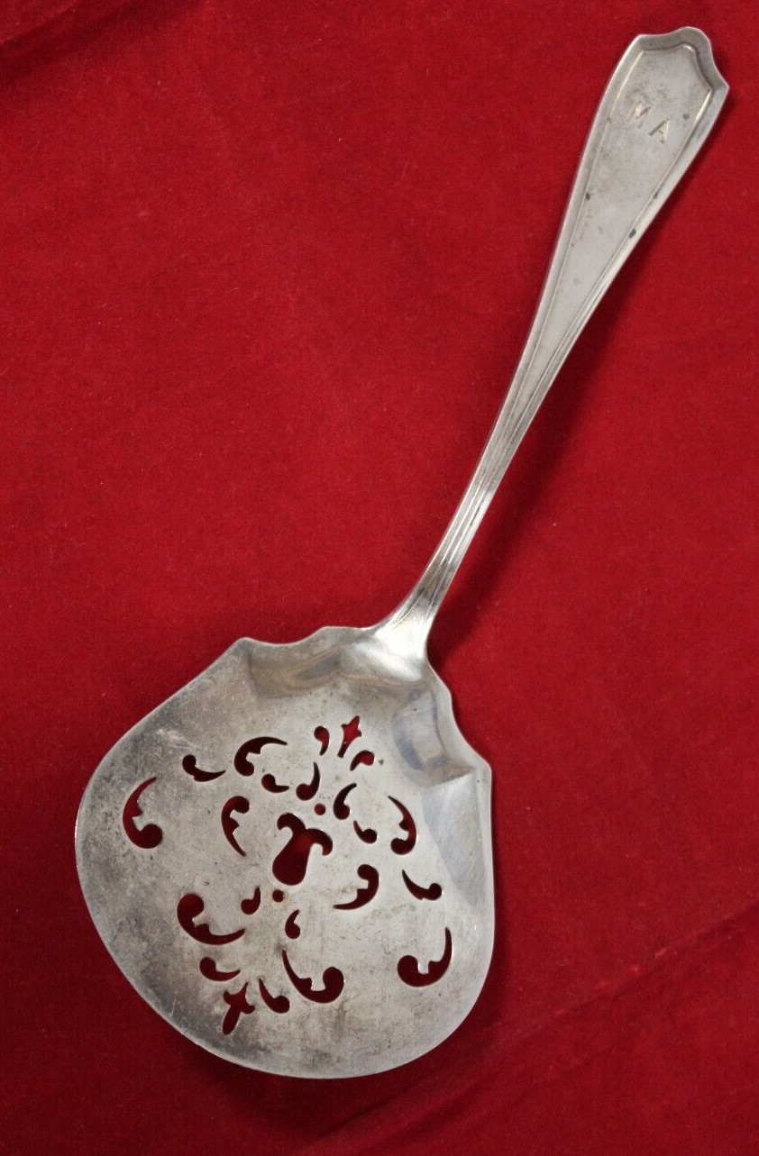 Alvin Maryland Sterling Tomato Server 7 5/8″ Monogram “M.A.” (1910) 46.5g