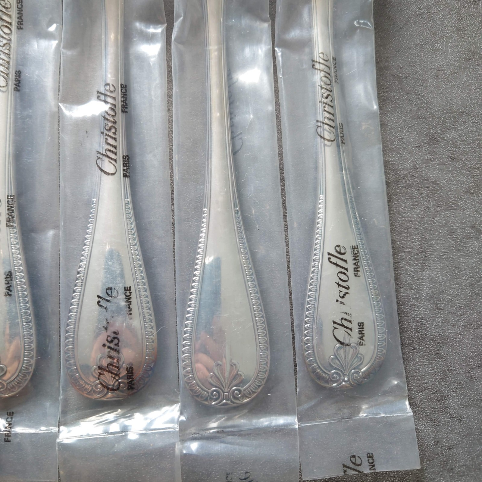 Christofle Malmaison Table Fork Unopened 6pcs Silverplate Flatware Brand New