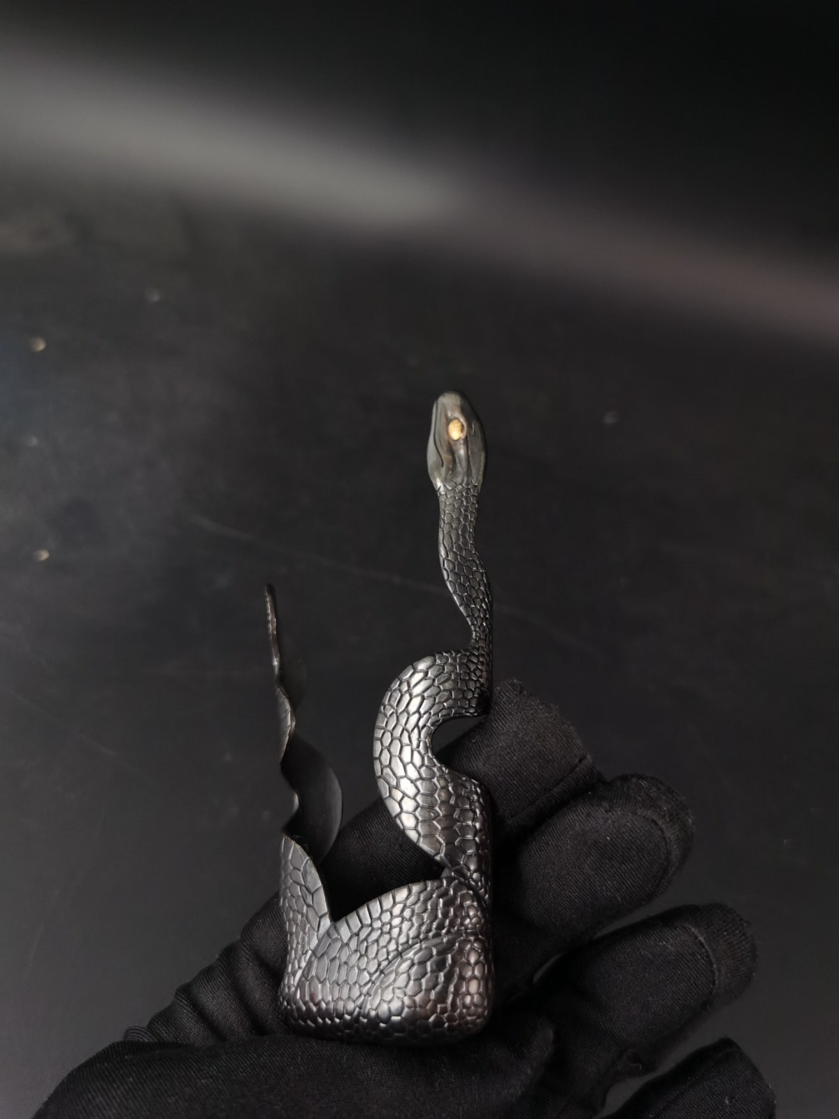 Japanese Type Big Snake Pattern Kojirii for Katana and Wakziashi Y185