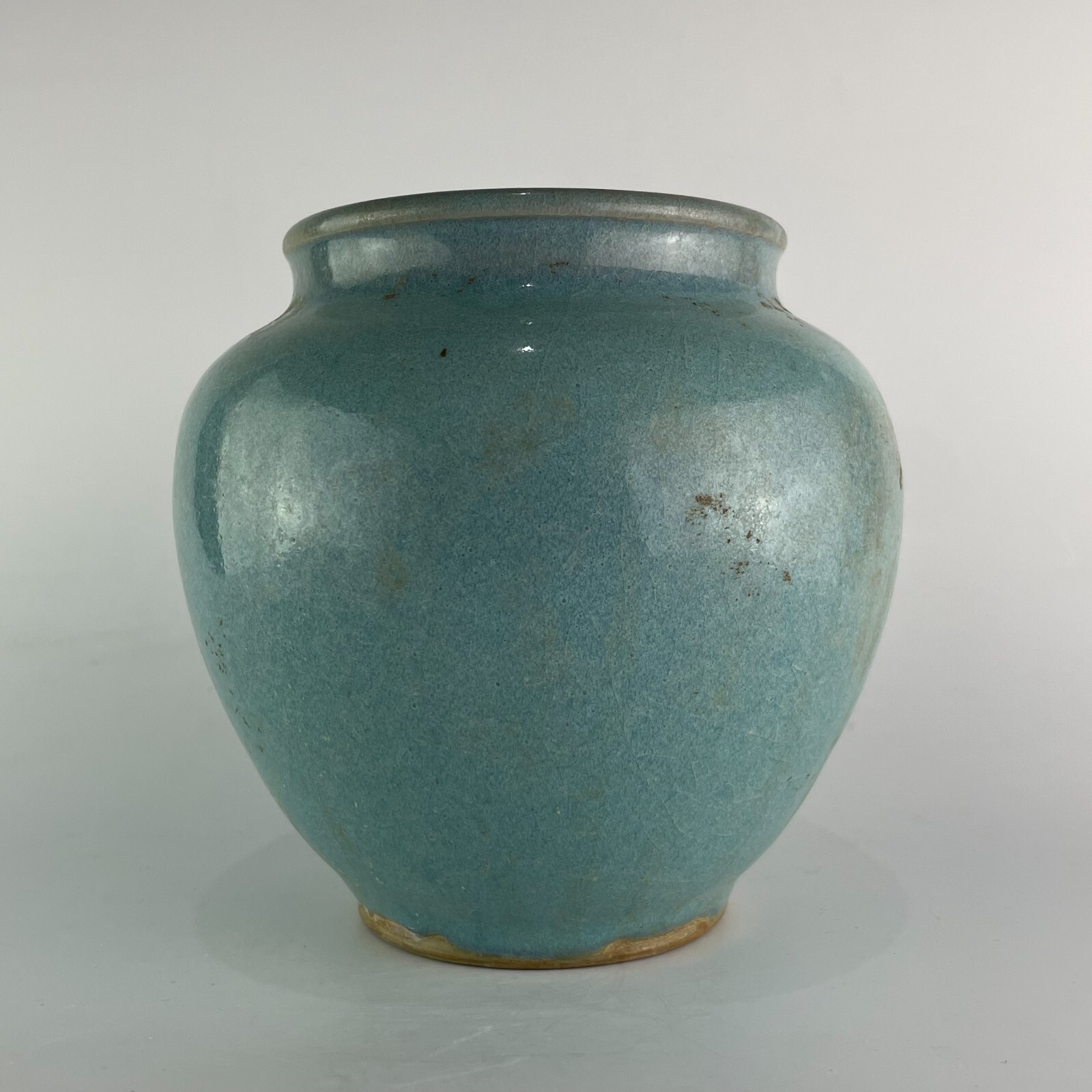 Rare Chinese porcelain Jun kiln Blue glaze Jar 960-1279 Song dynasty