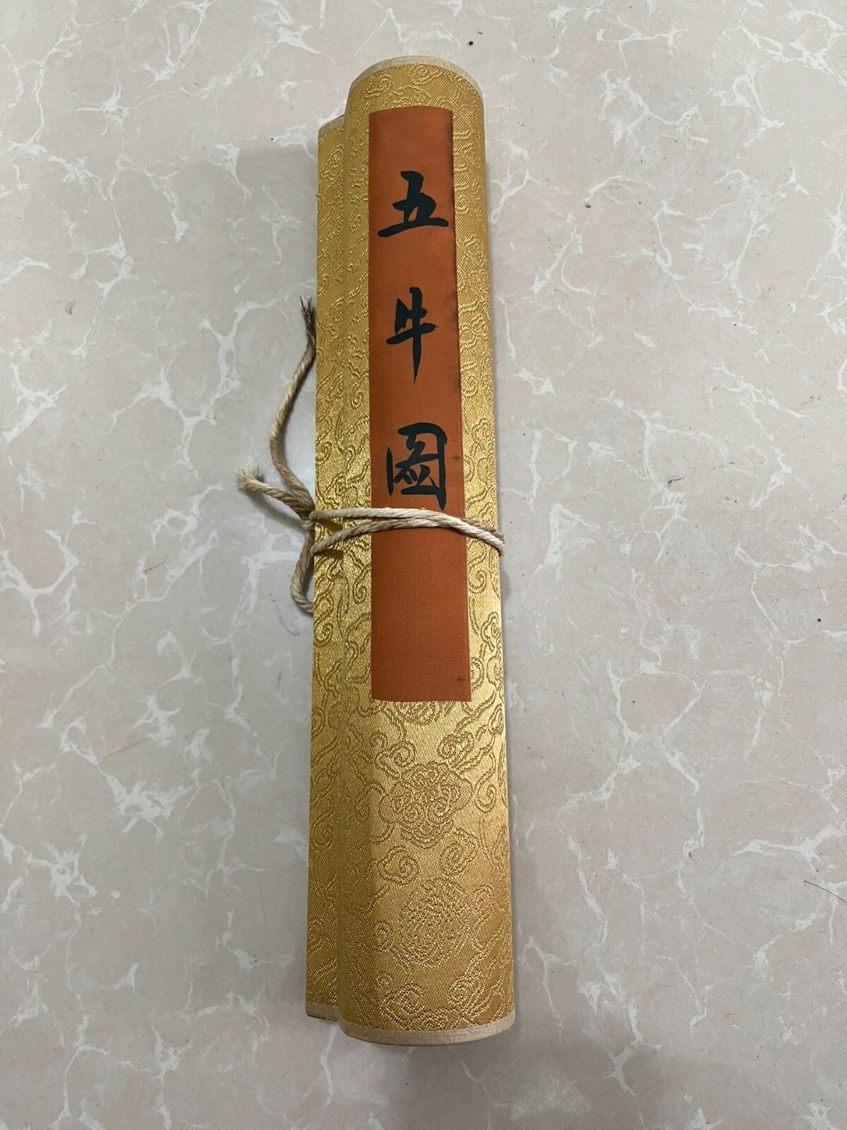 China Old long Scroll, Han Huang’s Five Bulls Painting, painting scroll