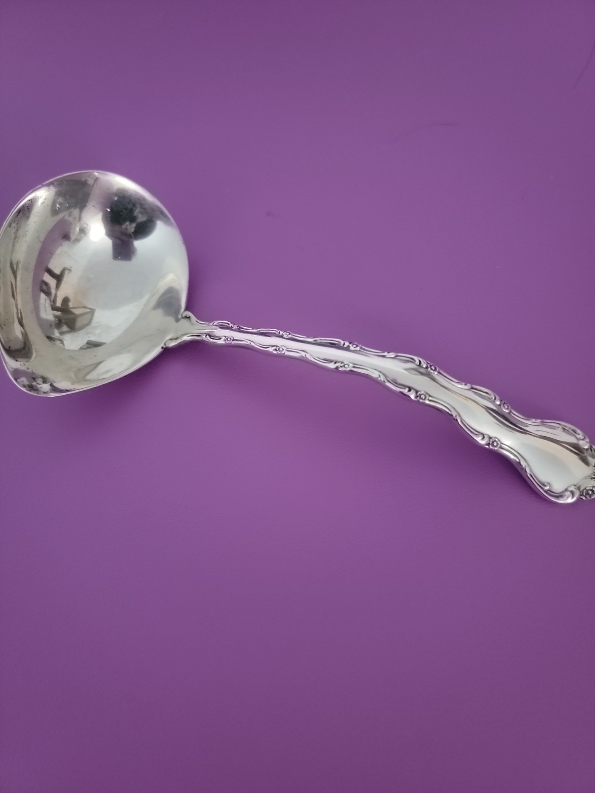 “Tara” Reed & Barton 1955 Sterling Silver .925 74g 6 3/4″ Antique Ladle