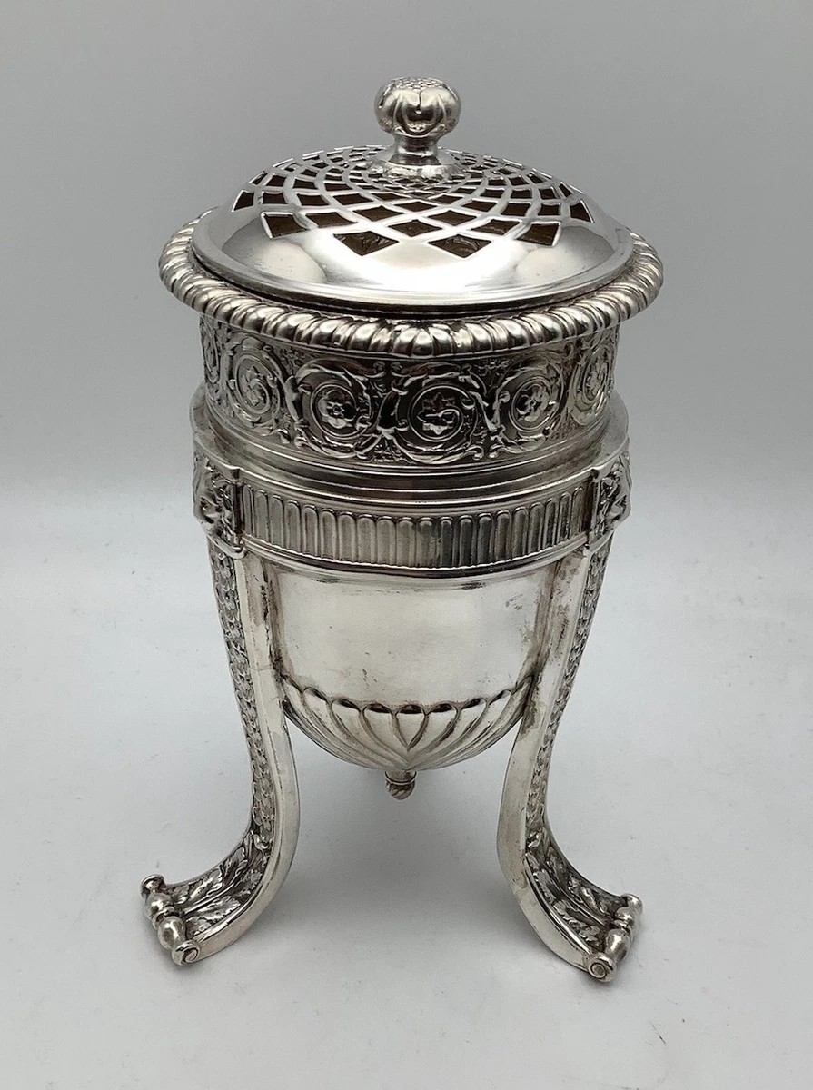 English Regency Neo Classical Silver Pastille Burner Paul Storr London 1811