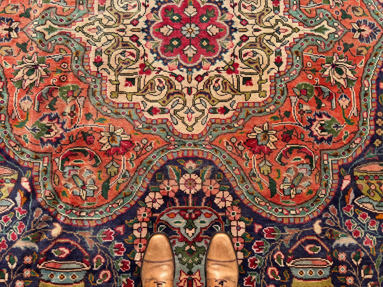 OLD BLUE ANTIQUE RUG 8×12 COLORFUL ORIENTAL vintage purple red big handmade 9×12