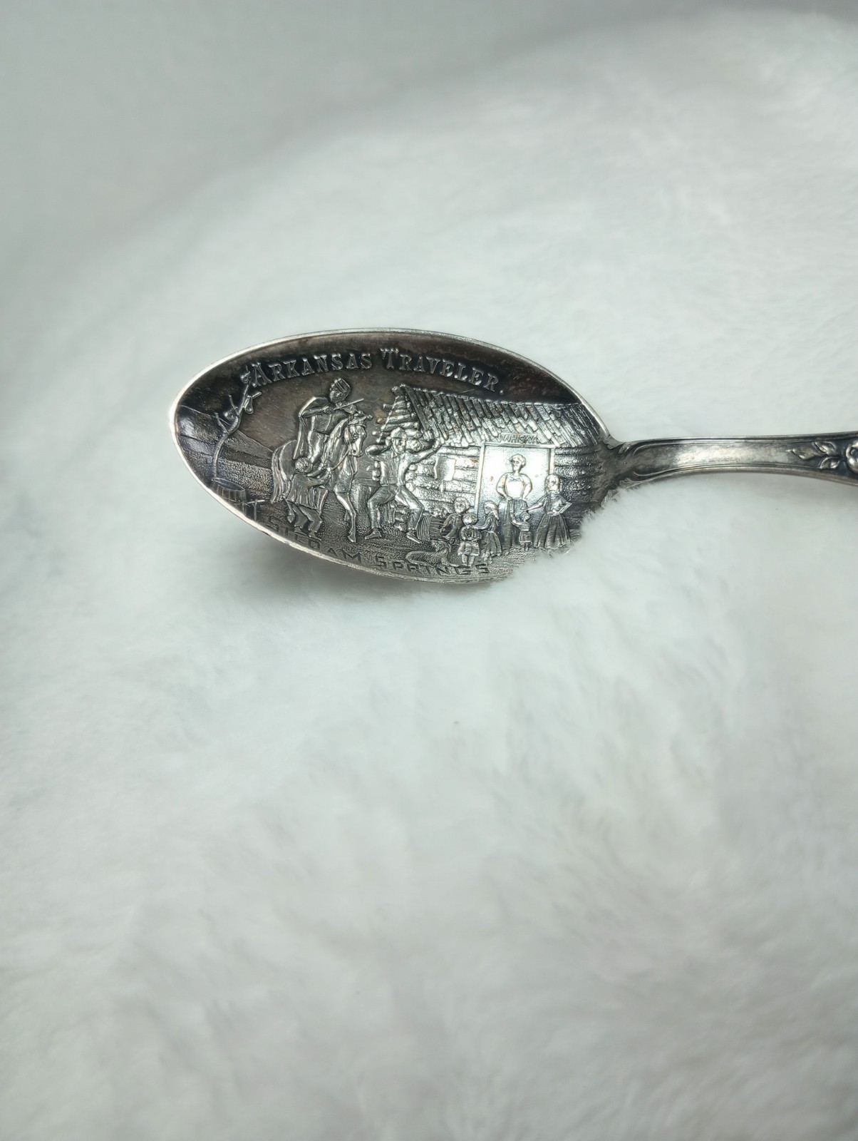 Antique Sterling Silver 5 1/4″ Spoon Arkansas Siloam Springs 18 Grams 925 Ooak