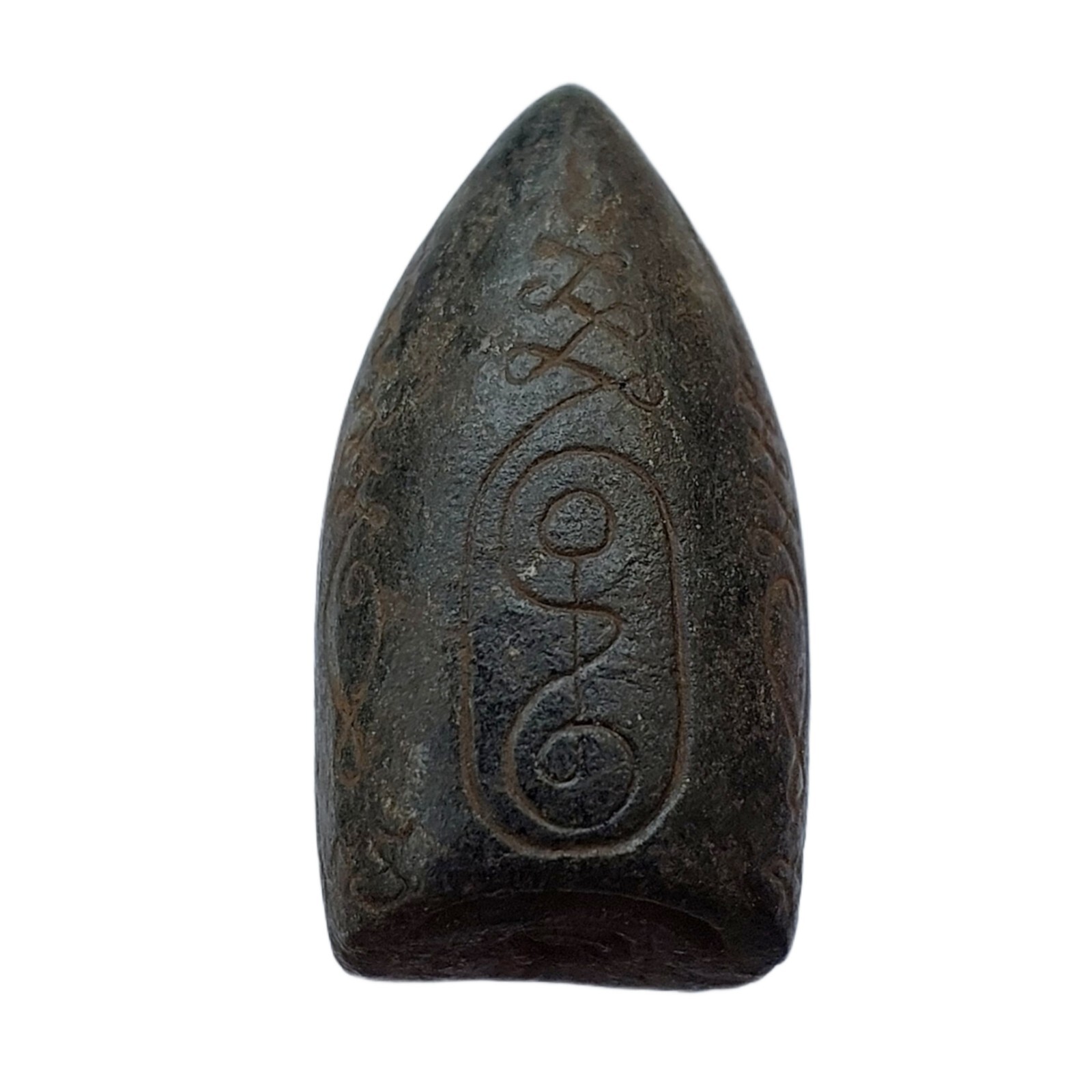Buddha Phra Kring Khong Takhian Old Thai Amulet 22nd-23rd Buddhist Century