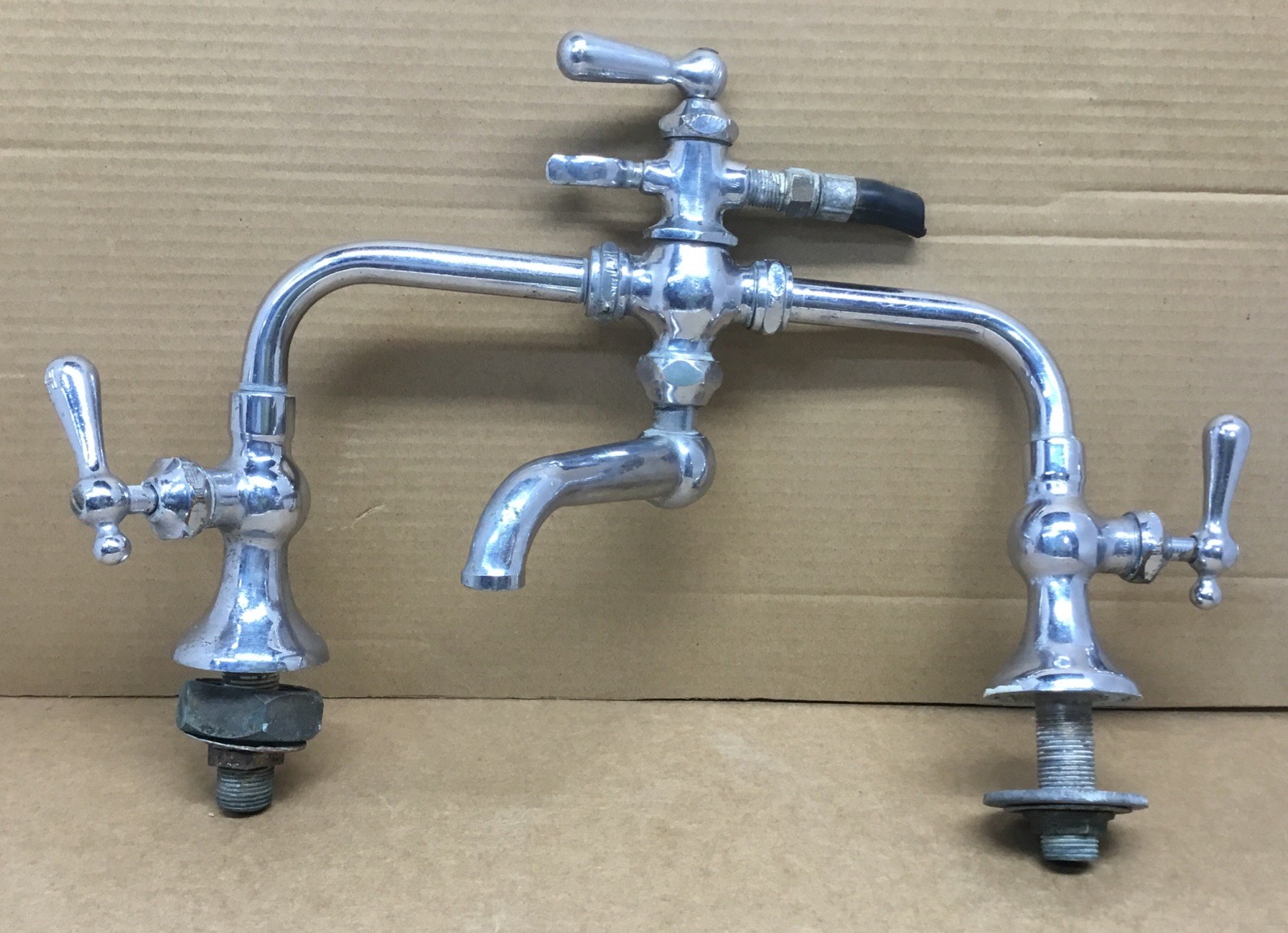 Vintage Milwaukee Brass Manufacturing Bridge Faucet As Found……….[S8-2]
