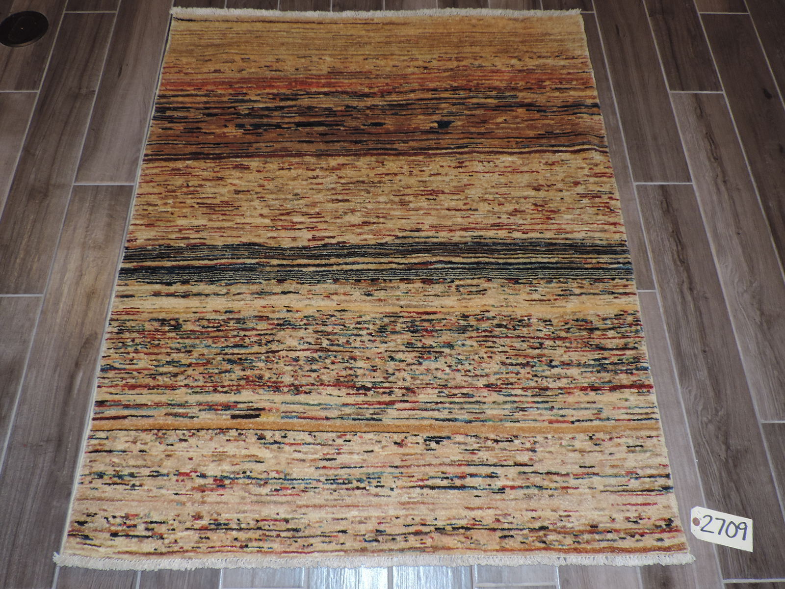 4x5ft. Handmade Afghan Zigler Chobi Wool Rug