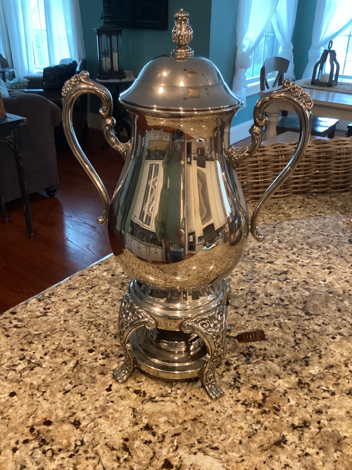 Reed & Barton Silverplated Sheffield Collection Coffee Urn S-2358
