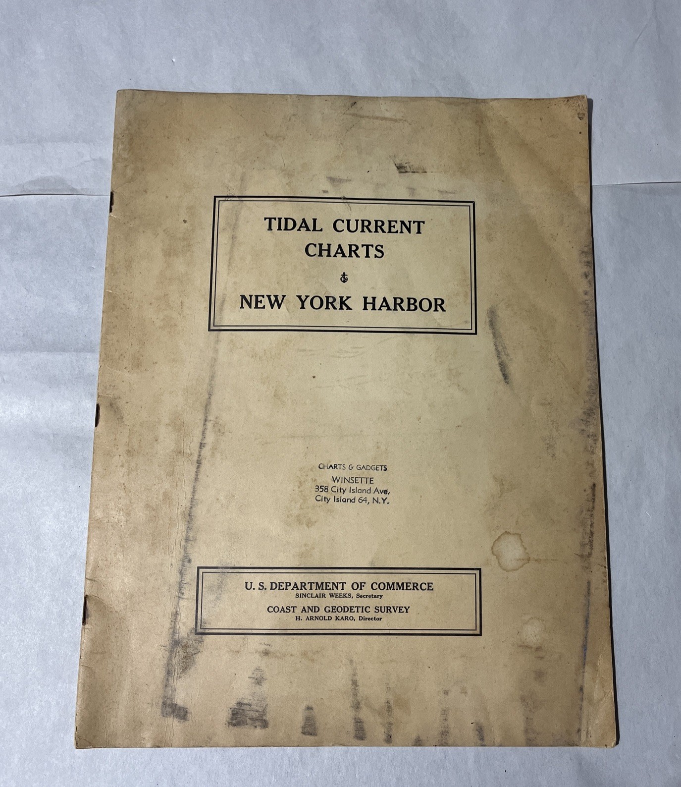 1956 Tidal Current Charts New York Harbor