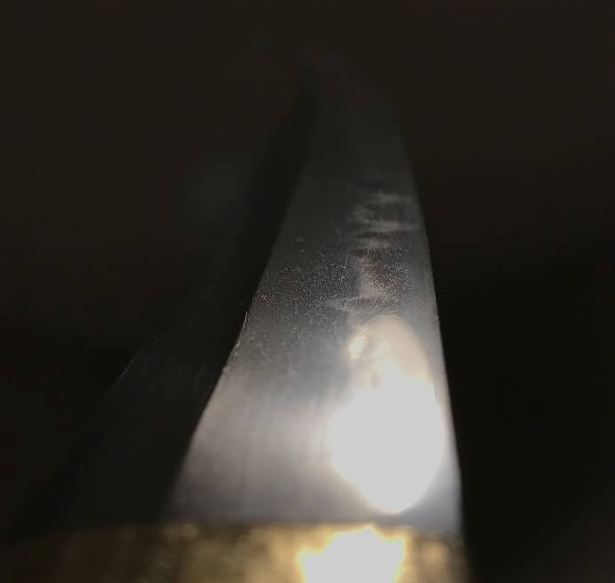 Katana 刀 “ Kanemitsu ” 法光 Japanese Sword 65.4 cm 25.75 in Antique Shirasaya 日本刀