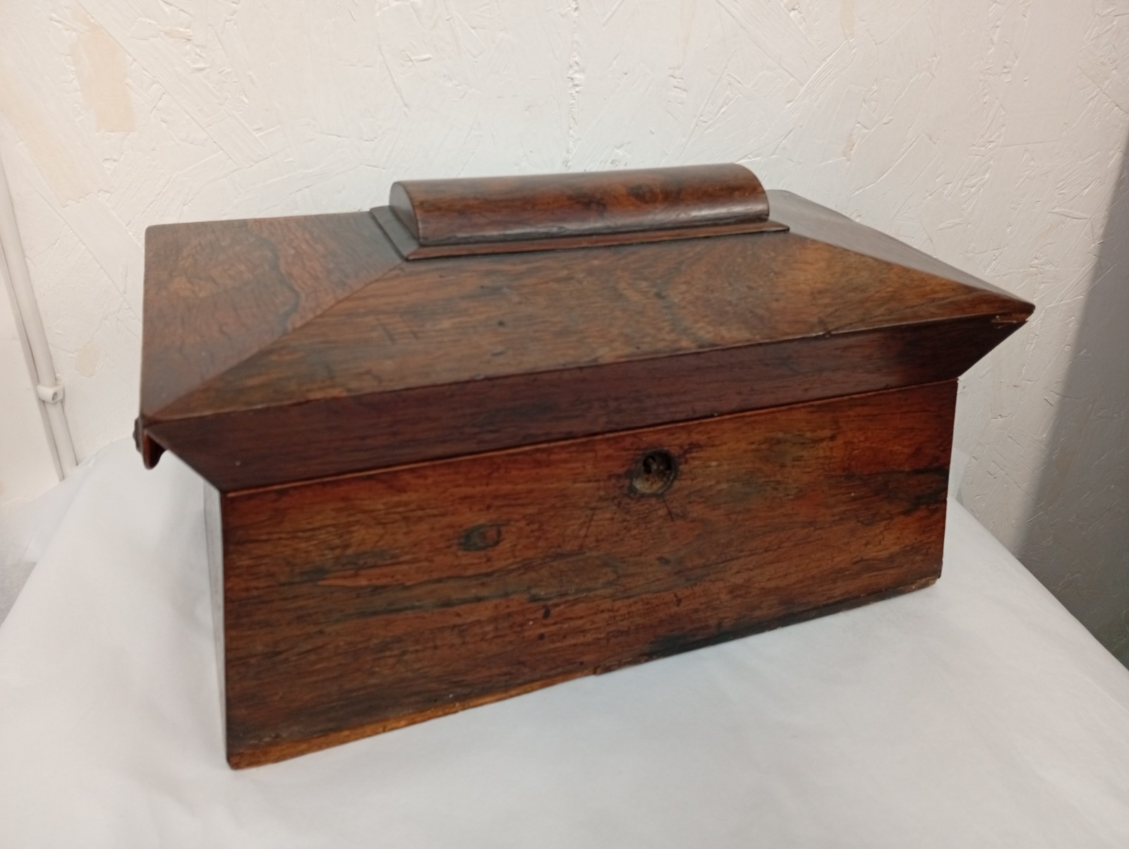 Vintage Tea Caddy Wooden
