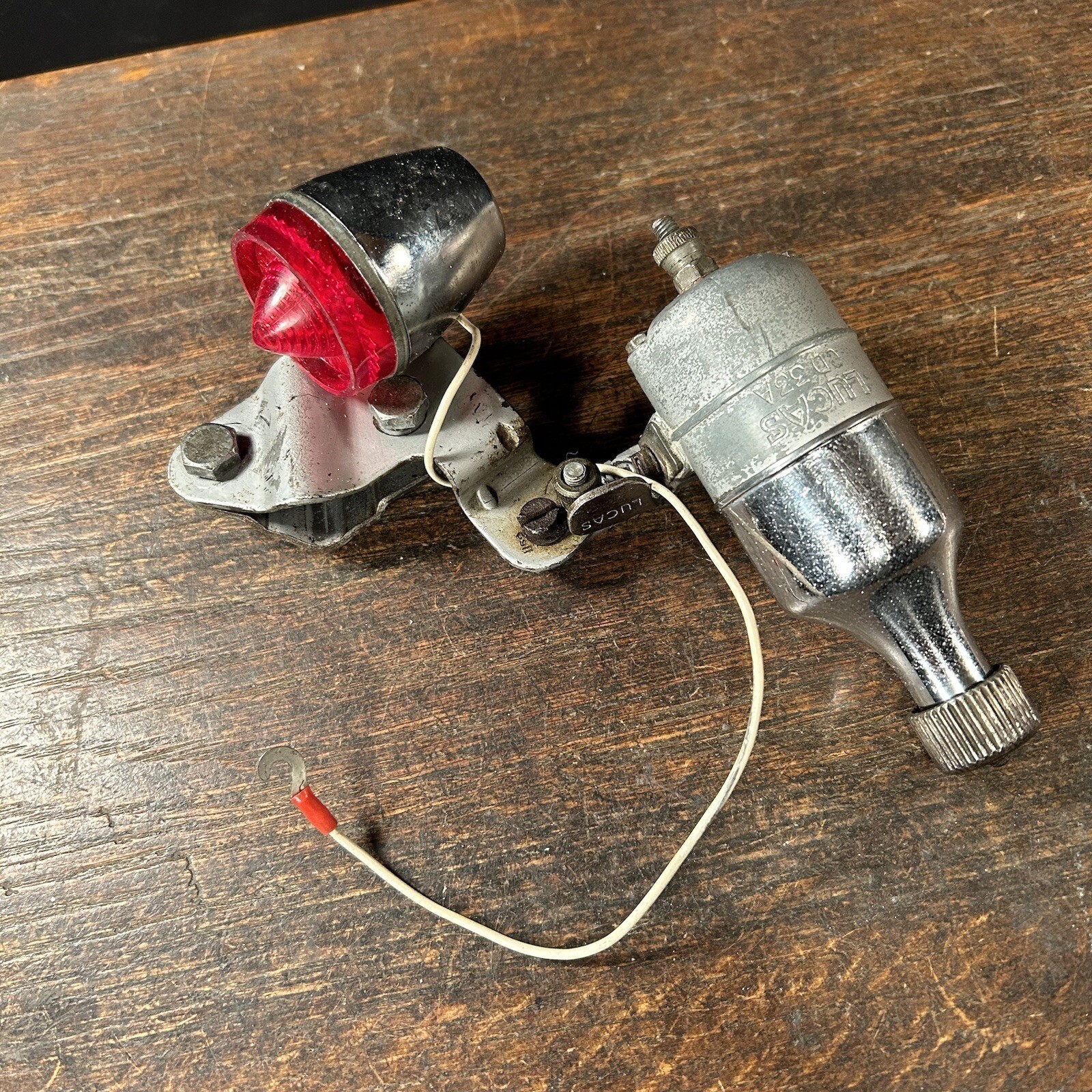 Vintage Bicycle Light Lucas CD33A Dynamo Made in England Bike PRIORITY MAIL