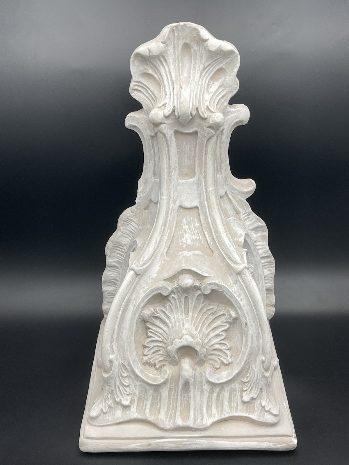 Corbel Bracket or Faux Stone Vintage Victorian Style Shelf 19″ x 9″ Scone