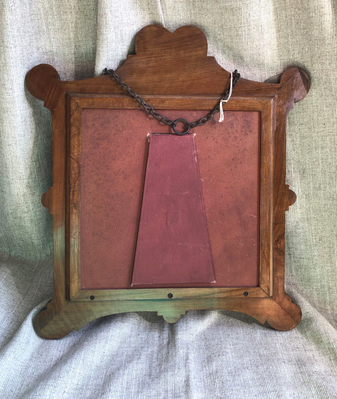 Antique Tri-Fold Vanity Mirror Lady’s Maid to Queen Victoria Hyères France c1890
