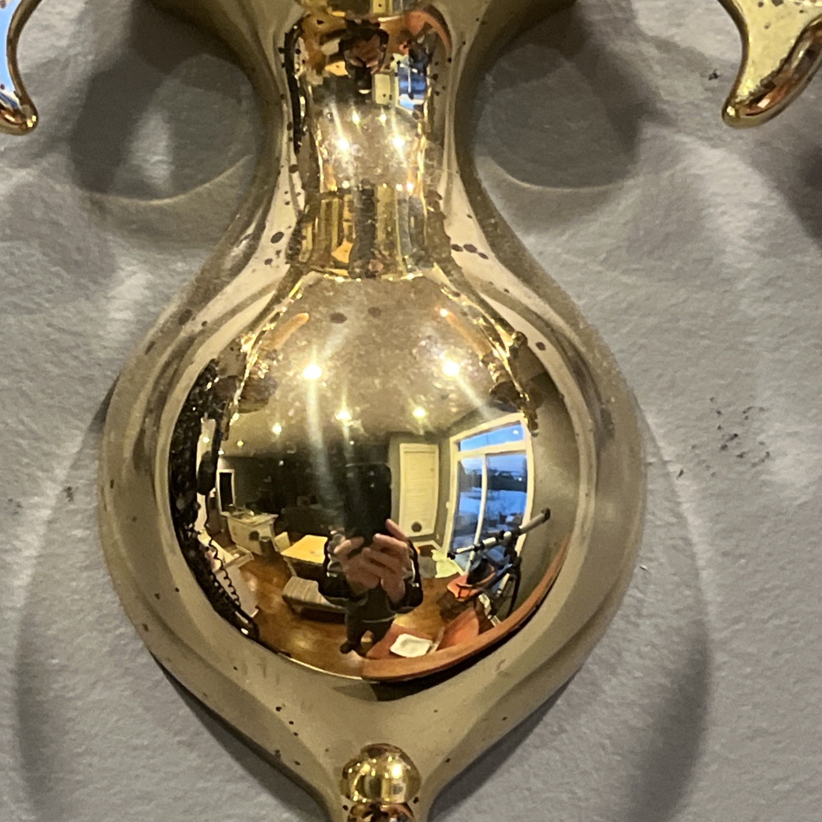 Wall Sconce Baldwin E.B. Brass 2 Arm 10 Inch X 9 Inch